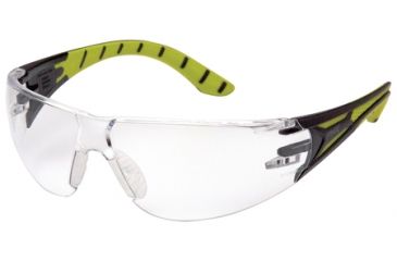 Image of Pyramex Endeavor Plus Clear Lens Black/Green Frame
