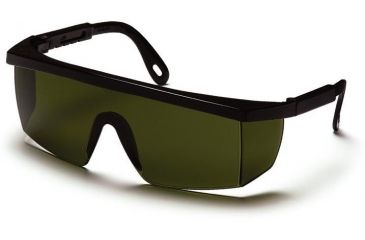 Image of Pyramex Integra Safety Glasses - 3.0 IR Filter Lens Lens, Black Frame SB460SF