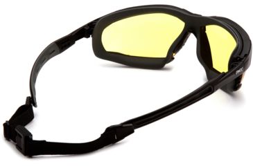 Image of Pyramex Isotope Safety Glasses w/Amber H2MAX Anti-Fog Lens, Black, GB9430STM