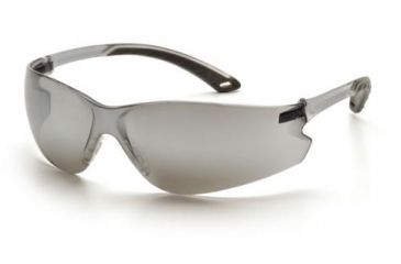 Image of Pyramex Itek Gray Temple Frame Silver Mirror Lens S5870S