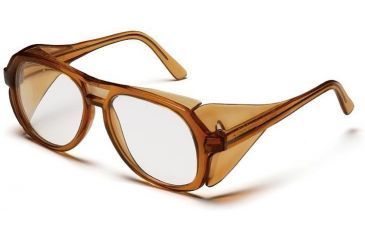 Image of Pyramex Monitor Safety Glasses - Clear Lens, Caramel Frame SC210C