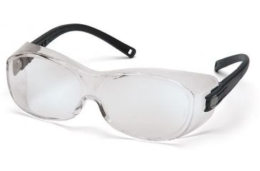 Image of Pyramex OTS Safety Glasses - Clear Lens, Black Frame S3510SJ