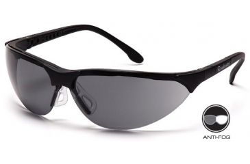 Image of Pyramex Rendezvous Safety Glasses - Gray Anti-Fog Lens, Black Frame SB2820ST