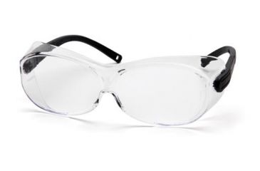 Image of Pyramex OTS-XL Safety Glasses Black Temples, Clear Anti-Fog Lens S7510STJ