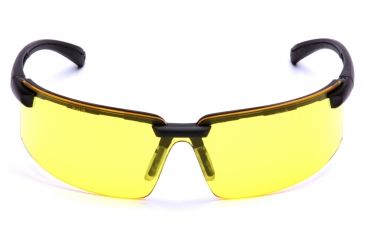 Image of Pyramex Surveyor Safety Glasses - Black Frame Amber Lens SB6130S