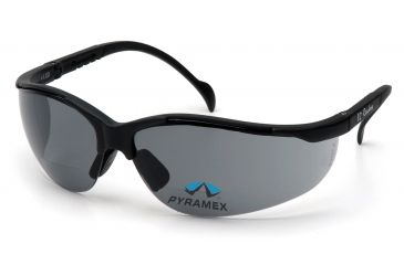 Image of Pyramex V2 Readers Eyewears - Gray + 2.0 Lens, Black Frame SB1820R20