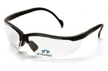 Image of USED Pyramex V2 Readers Glasses - Clear + 1.5 Lens, Black Frame SB1810R15, EDEMO1