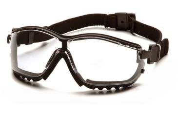 Image of Pyramex V2G Safety Glasses w/Clear H2MAX Anti-Fog Lens, Black, GB1810STM