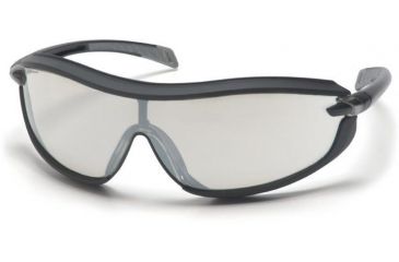 Image of Pyramex XS3 Safety Glasses - Indoor/Outdoor Mirror Anti-Fog Lens, Black Frame SB4680ST