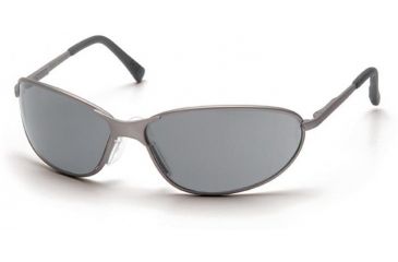 Image of Pyramex Zone II Metal Safety Eyewear - Gray Lens, Gun Metal Frame SGM3320E