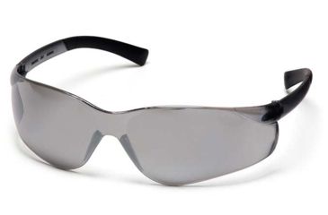 Image of Pyramex Ztek Safety Eyewear Silver Mirror Lens Silver Mirror Frame S2570S7