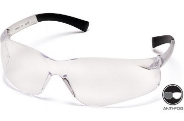 Image of Pyramex Ztek Safety Glasses - Clear Anti -Fog Lens, Clear Frame S2510ST