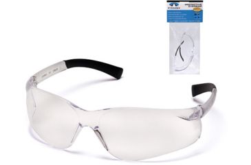Image of Pyramex Ztek Safety Glasses - Clear Lens, Clear Frame S2510S7