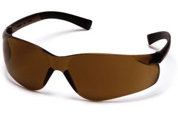 Image of Pyramex Ztek Safety Glasses - Coffee Lens, Coffee Frame S2515S
