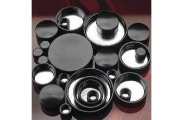 Image of Qorpak Black Phenolic Screw Caps, Pulp/Tinfoil Liner, Qorpak 5117/12