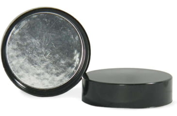 Image of Qorpak Black Phenolic Screw Caps, Pulp/Tinfoil Liner, Qorpak 5131/12, Pack of 12