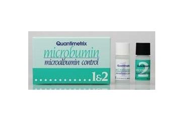 Image of Quantimetrix Corporation Microbumin SET-LEVELS1+2 Box 1250-01