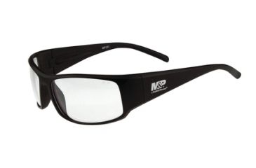 Image of Radians M&amp;P MP101 Shooting Glasses Clear Lens Black Full Frame