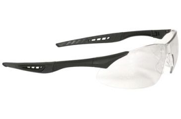 Image of Radians Rock X-Treme Anti-Fog Shooting Glasses Clear Lens Black Frame