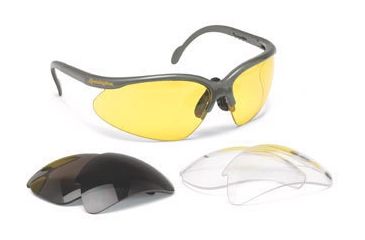 Image of Remington T-63 Clear/Smoke/Amber Safety Glasses w/ case