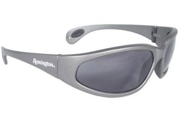 Image of Remington Shooting Glasses, Silver Frame, Smoke Lens, Polarized T70-P 