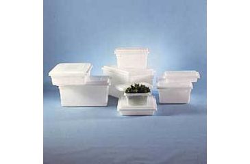 Image of Rubbermaid Storage Containers, Polyethylene, Rubbermaid 3507-00-WHT General Purpose Containers