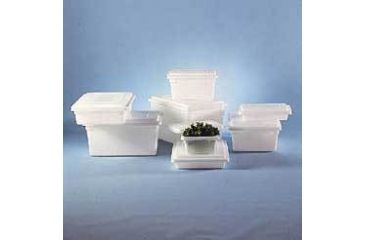 Image of Rubbermaid Storage Containers, Polyethylene, Rubbermaid 3510-00-WHT Lids