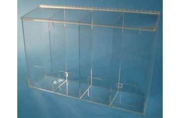Image of S-Curve Technologies Dispenser 4 Cmprtmts Acrylc AT-104 C, Unit CS