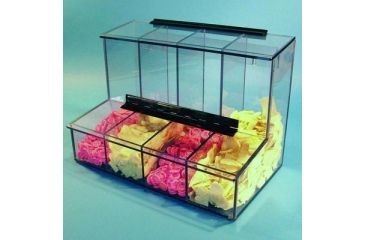 Image of S-Curve Technologies Dispenser 4-compartment Petg FCD-01 PETG, Unit EA