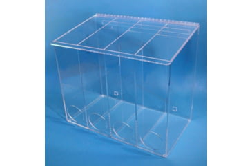 Image of S-Curve Technologies Dispenser 4 Slot-lid Acrylic MCD-4000, Unit EA