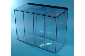 Image of S-Curve Technologies Dispenser 4slot-lidspcsvr Petg MCD-4004PETG, Unit EA