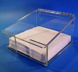 Image of S-Curve Technologies Dispenser 9x9 Wipes-acrylic WDL-39, Unit EA