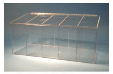 Image of S-Curve Technologies Dispenser Glove 5 Lid Acrylic GD-505, Unit EA