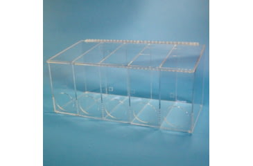 Image of S-Curve Technologies Dispenser Glove 5slot-lid Petg GD-510 PETG, Unit EA