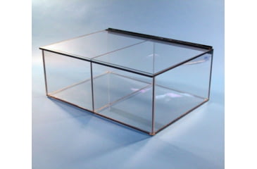 Image of S-Curve Technologies Dispenser W/lid 2comprt Acrylc BD-02 L, Unit EA