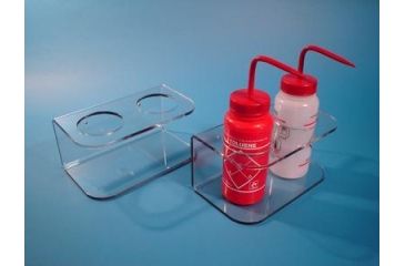 Image of S-Curve Technologies Holder 2-bottle Wallmnt Petg BH-200 PETG, Unit EA