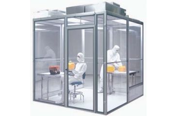Image of Simplex Strip Doors Cleanroom Airlock 8X8 Lexan AL0808L