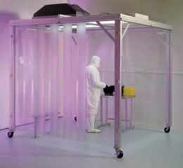 Image of Simplex Strip Doors Cleanroom Softwall 8X8 Esd SIS0808E