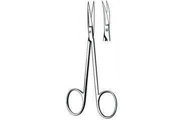 Image of Sklar Scissor Iris 3.5IN Curved S/S 95-107