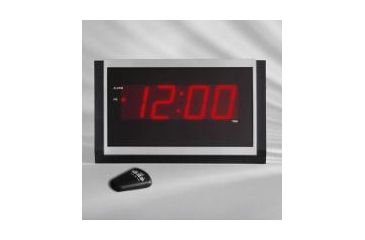 Image of Sper Scientific Red Led Wall Clock 810010, Unit EA