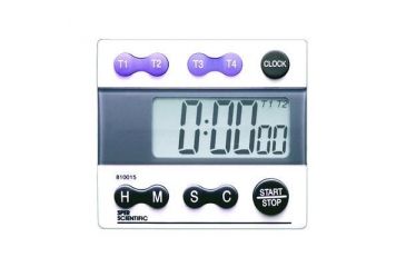 Image of Sper Scientific TIMER/INTERVAL Clock - 5CHN Ct 810015C