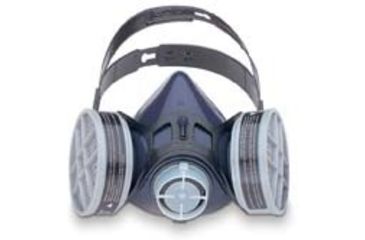 Image of Sperian Personal Protective Equipment 1/2 Mask Premier Pls OV/R95 Lg 313120