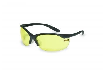Image of Stanley Rst 61007 Vapor Black Frame Amber Lens Sport Safety Glasses