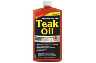 Image of Star Brite Premium En Teak Oil Step 3 - 32 Oz, Gold, 32oz, 85132