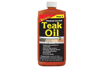 Image of Star Brite Premium En Teak Oil Step 3, Gold, 16oz, 085116PW