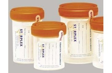 Image of Starplex LeakBuster Specimen Containers, Starplex B1202-1O-OR 120 Ml (4.1 oz.) Containers
