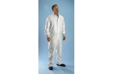 Image of Superior Uniform Coverall HD-ESD Wh Xs 1956-XS
