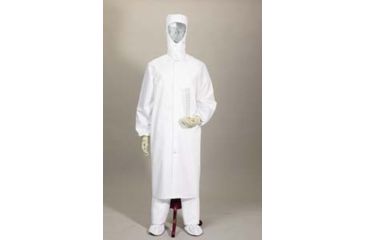 Image of Superior Uniform Frock ZIPPER/SNAP Wh Poly 3XL 3454-3XL
