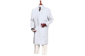 Image of Superior Uniform Unisex Microstat ESD Lab Coats, WORKLON 463-L White Knee-Length Coats