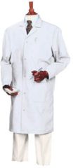 Image of Superior Uniform Unisex Microstat ESD Lab Coats, WORKLON 463-XXL White Knee-Length Coats